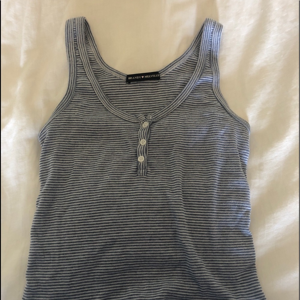 STRIPED BRANDY TANK TOP
